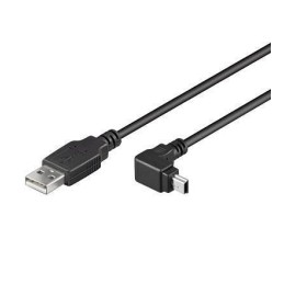 Cavo USB 2.0 A maschio/mini B maschio 90° 1,8 m Nero