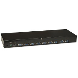 KVM Switch 8 porte combo USB + PS/2, OSD