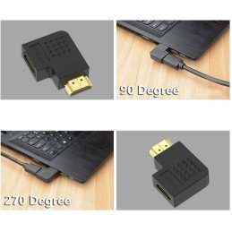 Adattatore HDMI angolato 270 gradi