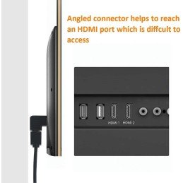 Adattatore HDMI angolato 270 gradi