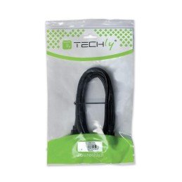 Cavo HDMI High Speed con Ethernet A/A M/M Angolato 1 m Nero