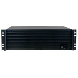 Chassis Industriale da Rack 19" 3U Ultra Compatto Nero