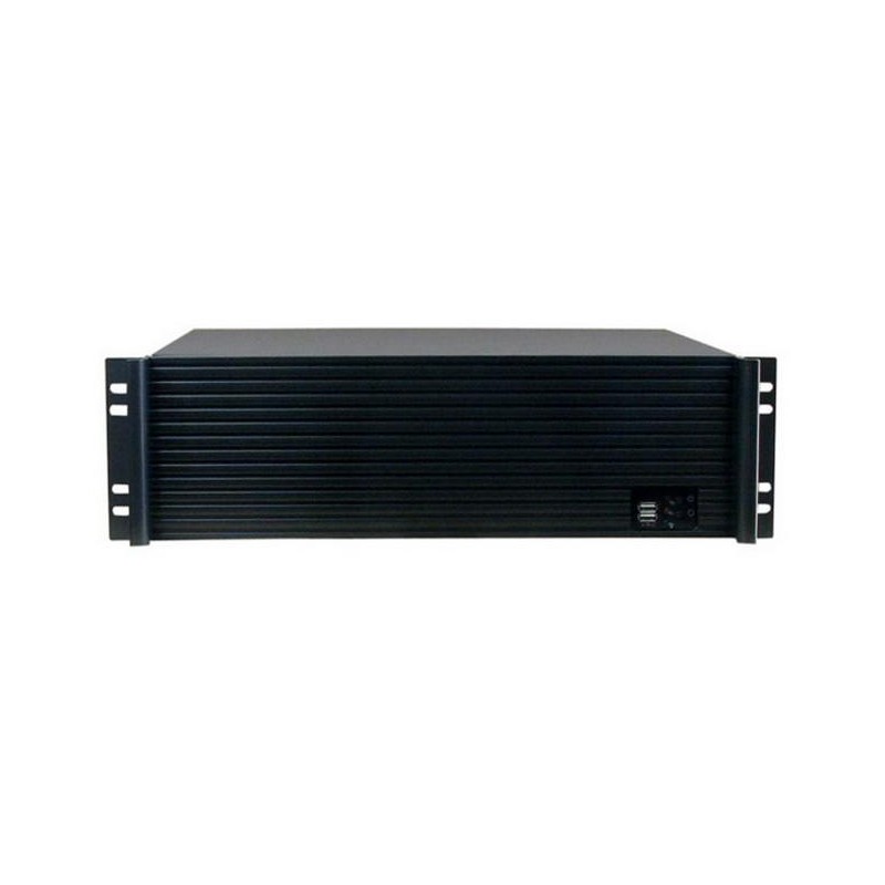 Chassis Industriale da Rack 19" 3U Ultra Compatto Nero