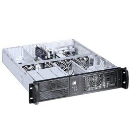 Chassis Industriale da Rack 19" 2U Nero