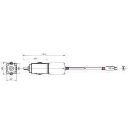 Alimentatore da Auto (12/24V) Micro-USB 1A