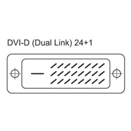 Cavo Monitor DVI digitale M/M dual link 0.5 mt (DVI-D)