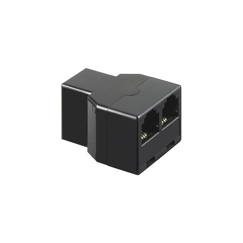 Accoppiatore telefonico duplex 6P4C F a 2x 6P4C F Accoppiatore telefonico duplex 6P4C F a 2x 6P4C F