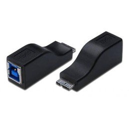 Adattatore USB 3.0 USB B Femmina Micro B Maschio Nero