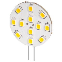 Lampada 12 LED SMD G4 5050 2W 190 Lumen Bianco Freddo, A++