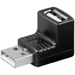 Adattatore USB A maschio/A femmina 90°