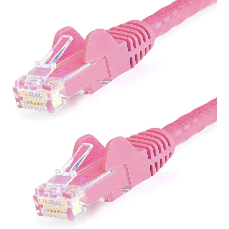 Cavo di rete Patch CCA Cat. 5e Rosa UTP 1 mt Cavo di rete Patch CCA Cat. 5e Rosa UTP 1 mt