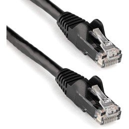 Cavo di rete Patch in Rame Cat. 6A Nero UTP 5 mt