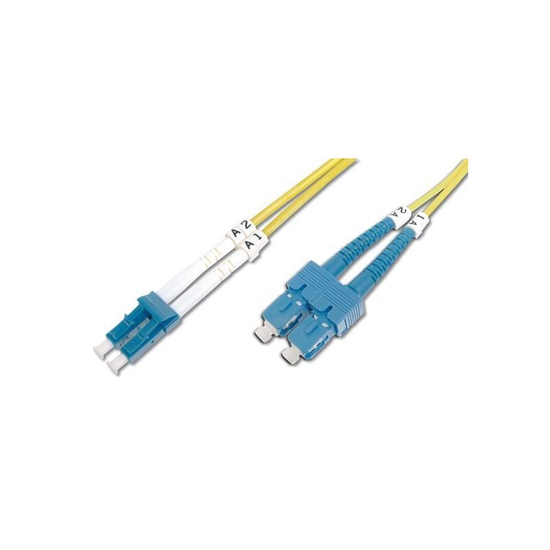 Cavo Fibra Ottica Monomodale OS2 SC/LC 9/125 20 m