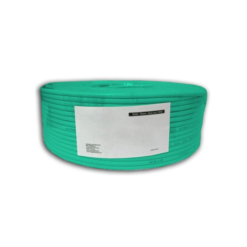 Matassa F/UTP Cavo Cat.5E CCA 100m Flessibile Verde