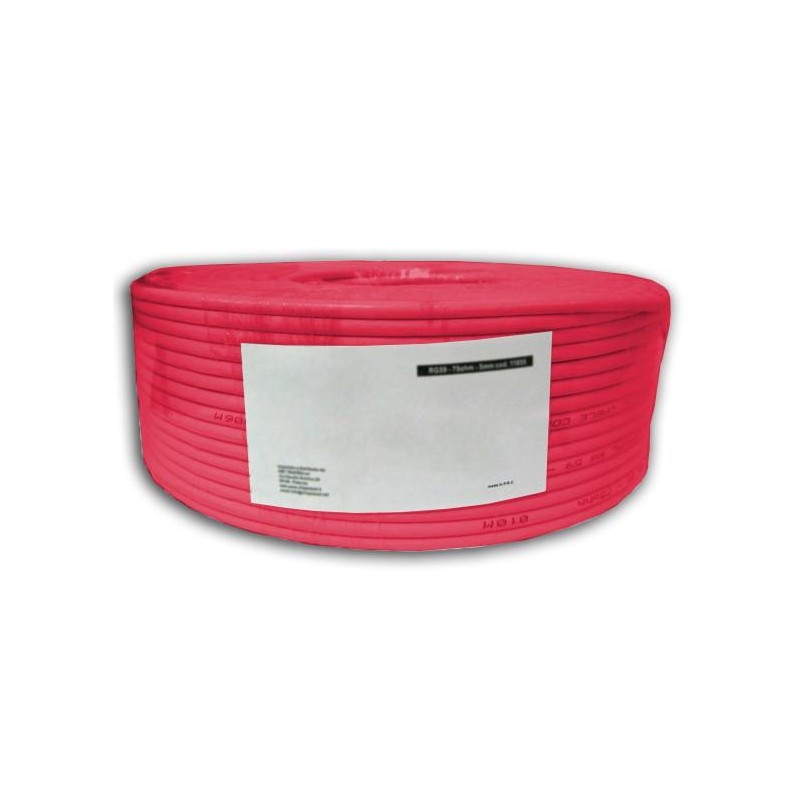 Matassa F/UTP Cavo Cat.5E CCA 100m Flessibile Rosso