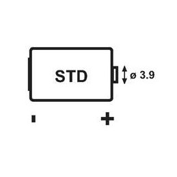 Batteria AA (ER14505) - 3,6 V 2400mA litio cloruro di tionile