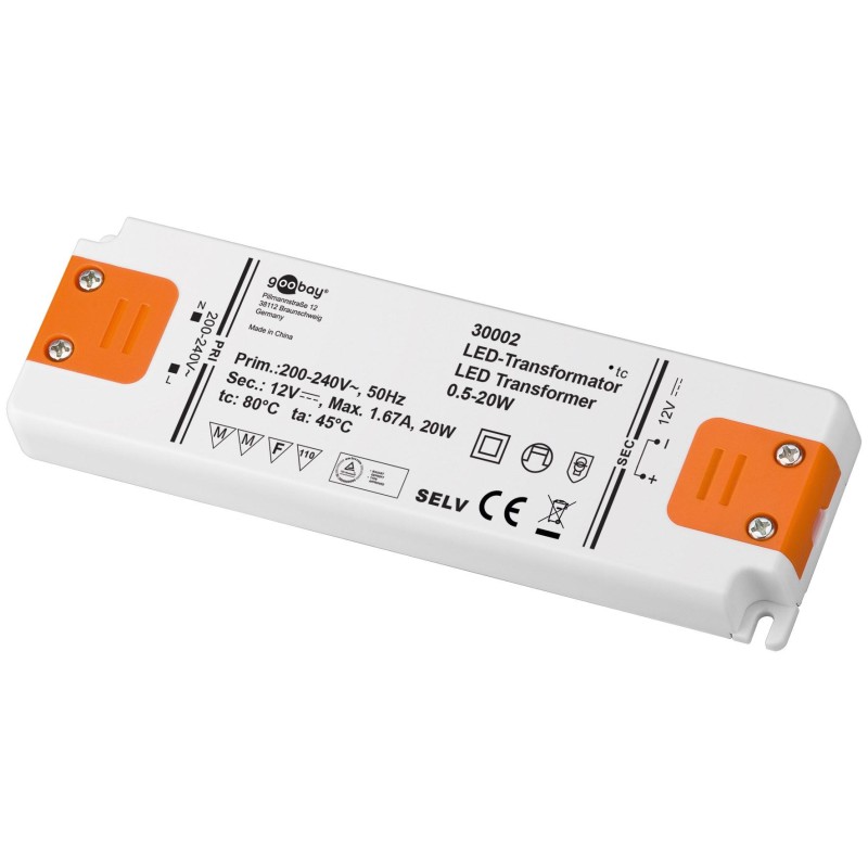 Alimentatore Led da 20W per Led (0.5W-20W) Alimentatore Led da 20W per Led (0.5W-20W)