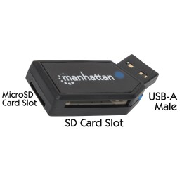 Mini Lettore di Memorie USB 2.0 card-reader 24in1