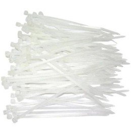 Fascette fermacavi 368x4,8 mm 100 pz Bianco