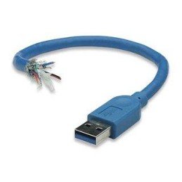 Cavo USB 3.0 A maschio/B maschio 0,5 m blu