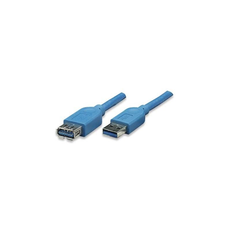 Cavo Prolunga USB 3.0 A maschio/A femmina 0,5m Blu Cavo Prolunga USB 3.0 A maschio/A femmina 0,5m Blu