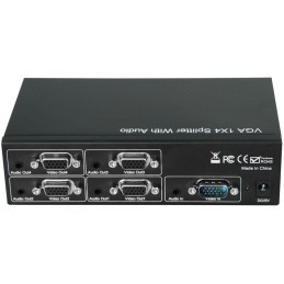 Splitter Video VGA 1x4 con audio