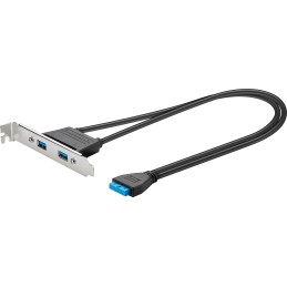 Cavetto Slot 2 porte USB 3.0 20pin 0,6mt