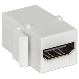 Adattatore HDMI F/F Tipo A per Pannelli Patch Bianco