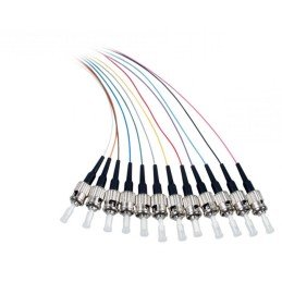 Set 12 Pigtail Fibra Ottica Multimodale OM2 ST 50/125 2 m