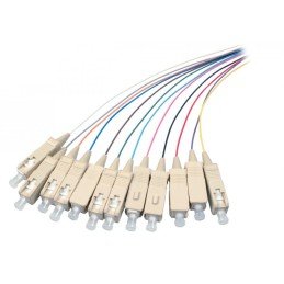 Set 12 Pigtail Fibra Ottica Multimodale OM2 SC 50/125 2 m