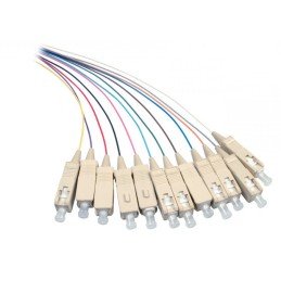 Set 12 Pigtail Fibra Ottica Multimodale OM2 SC 50/125 2 m