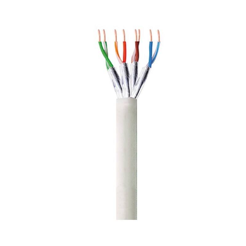 Matassa U/FTP, Cavo Cat.6A Rame 305m Rigido Grigio Matassa U/FTP, Cavo Cat.6A Rame 305m Rigido Grigio
