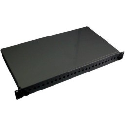 Cassetto Ottico 19'' 12 porte ST Nero Fisso