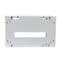 Armadio Rack 19" a muro 6 unità sezione unica prof. 450mm Grigio