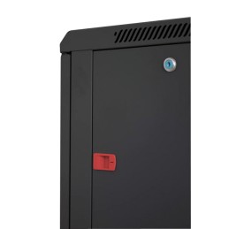 Armadio Rack 19" a muro 15 unità sezione unica prof. 600mm Nero