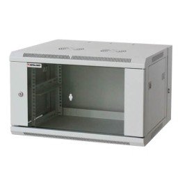 Armadio Rack 19" a muro 12 unità due sezioni Grigio