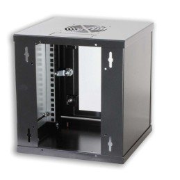 Armadio Rack 10" a muro 6 unità Nero