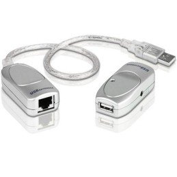 Extender USB su Cavo di Rete RJ45 Cat.5/5E/6 fino a 60m, UCE60-AT