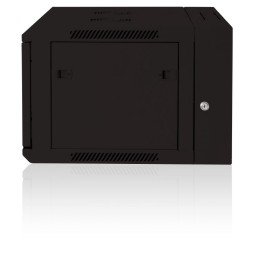 Armadio Rack 19" a muro 9 unità due sezioni Nero