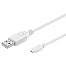 Cavo USB 2.0 A maschio/Micro B maschio 0,15m Bianco