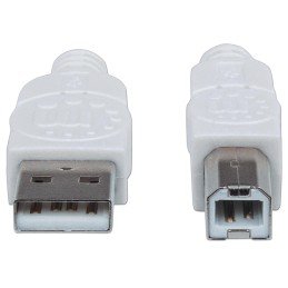 Cavo USB 2.0 A maschio/B maschio 5m Bianco