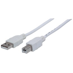 Cavo USB 2.0 A maschio/B maschio 3m Bianco