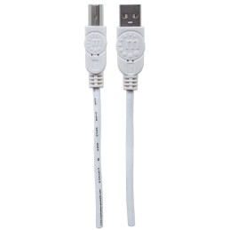 Cavo USB 2.0 A maschio/B maschio 1m Bianco