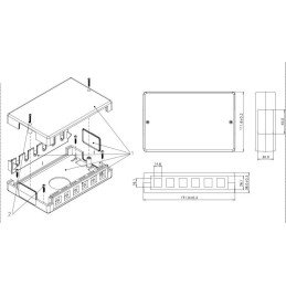 Box di Distribuzione 6 porte Keystone