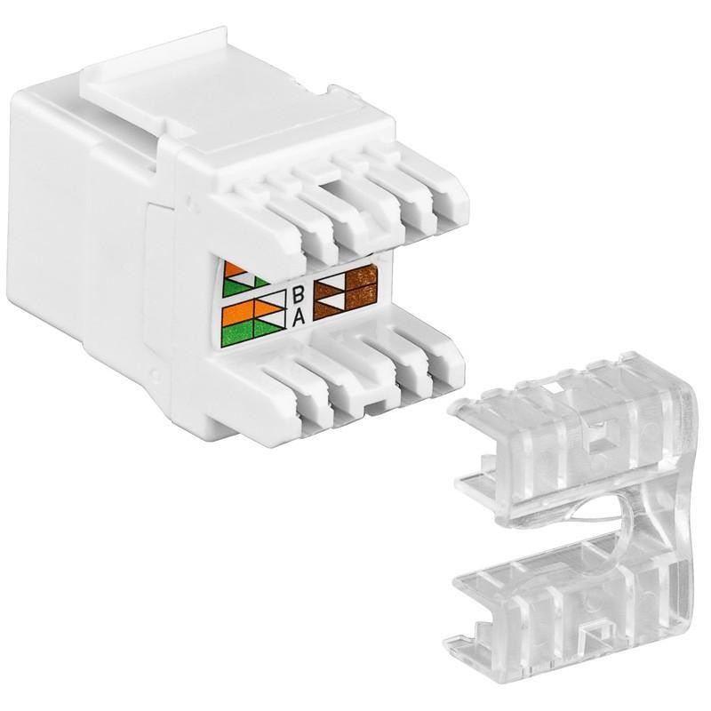 Frutto Keystone RJ45 C5E LSA UTP Bianco Frutto Keystone RJ45 C5E LSA UTP Bianco