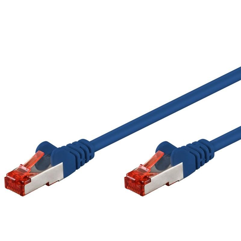 Cavo di rete Patch in CCA Schermato Cat. 6 Blu F/UTP 2 m Bulk Cavo di rete Patch in CCA Schermato Cat. 6 Blu F/UTP 2 m Bulk