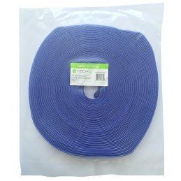 Rotolo di Velcro Fermacavi Lunghezza 25 m Larghezza 16 mm Blu