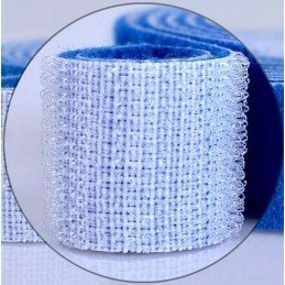 Rotolo di Velcro Fermacavi Lunghezza 25 m Larghezza 16 mm Blu