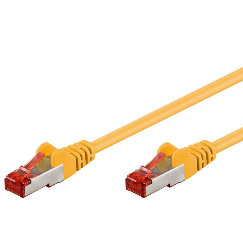 Cavo di rete Patch in CCA Schermato Cat. 6 Giallo F/UTP 0,5 m Bulk Cavo di rete Patch in CCA Schermato Cat. 6 Giallo F/UTP 0,5 m Bulk