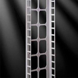 Canala discesa cavi per Armadi Rack 19" 47U Nera